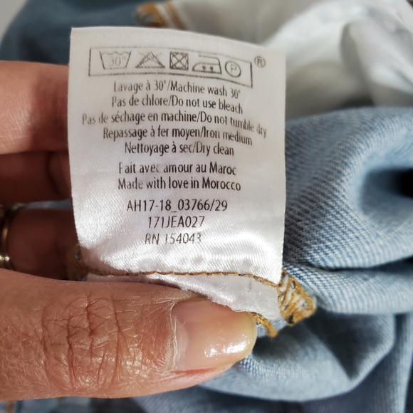 Sézane Brut Hi-Rise Button Fly Skinny Jeans 29 - Picture 10 of 10